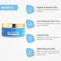 Butt Lyte Buttock Whitening & Brightening Cream, Bum Smoothener, Softener