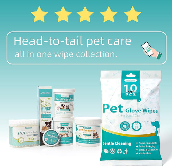 GentlePet Ear Clean Wipes™
