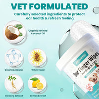 GentlePet Ear Clean Wipes™