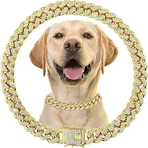 🎁 Bling Dog Chain Necklace