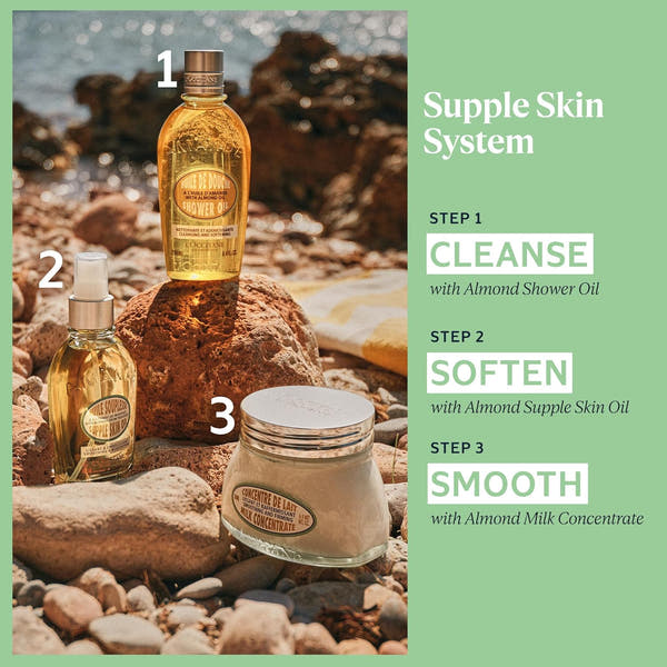 GoldenGlow™ Cleansing & Softening Almond Shower Oil & Body Wash | 250ml |