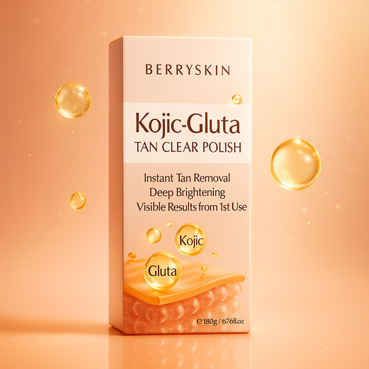 BerrySkin™ Kojic-Gluta Instant Tan Clear Polish