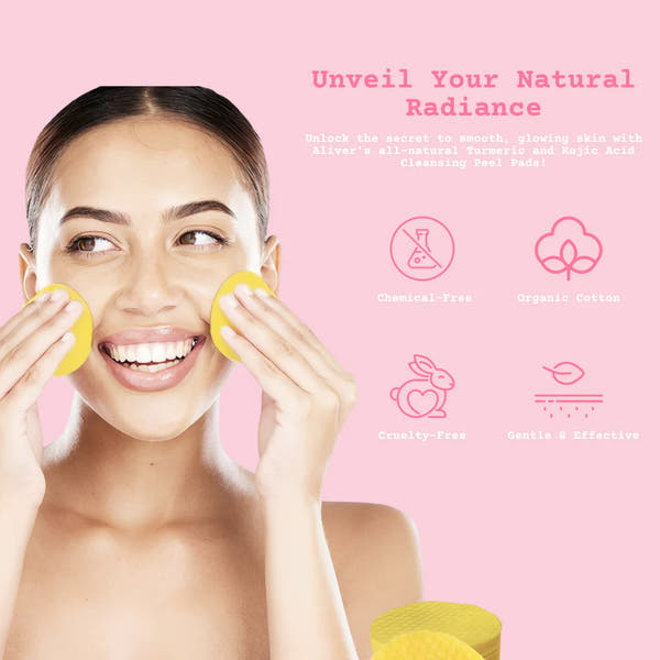 KojicClear™ | Turmeric Kojic Acid Exfoliating Pads |