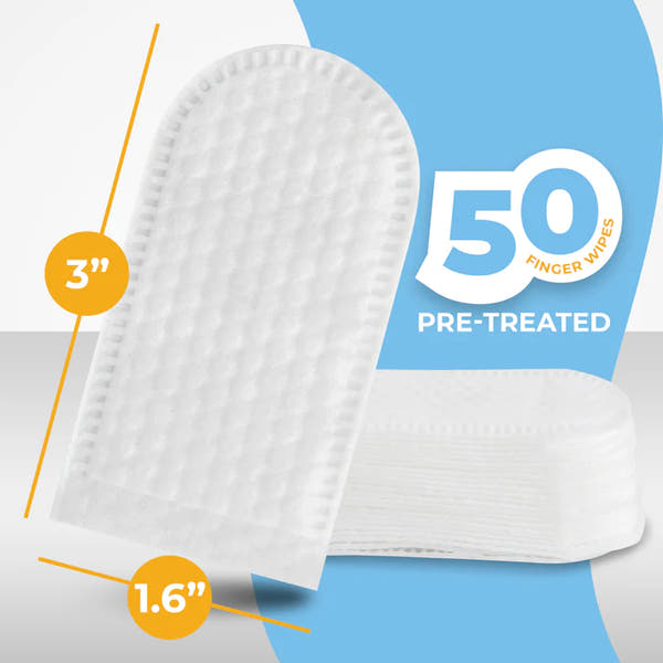 PETWET™ Gentle Ear Wipes for Pets - 50 Wipes